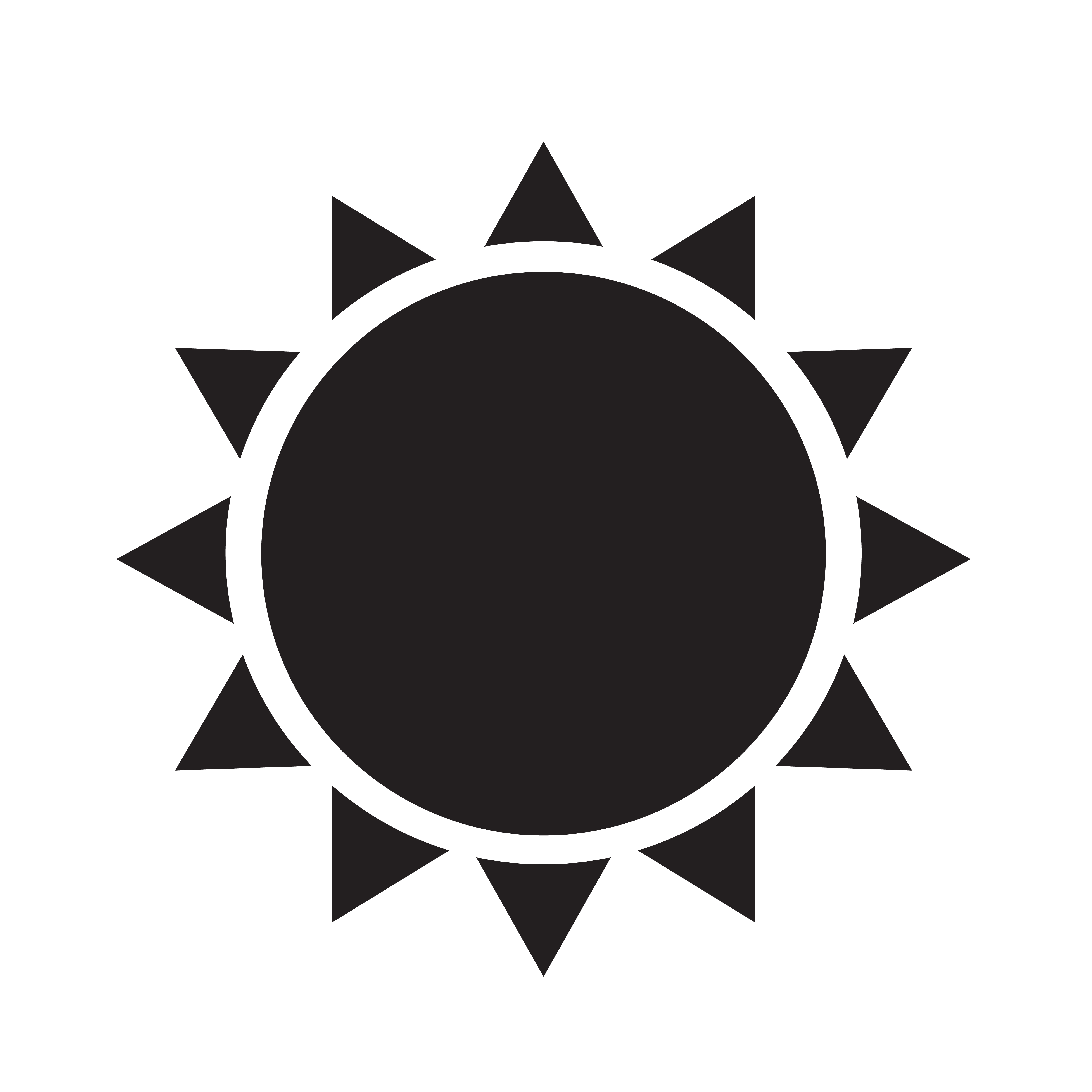  Sun Icon  symbol  sign Download Free Vectors Clipart 