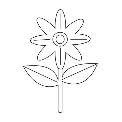 Flower icon  symbol sign vector