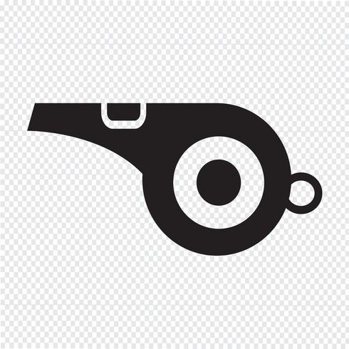 whistle icon  symbol sign vector