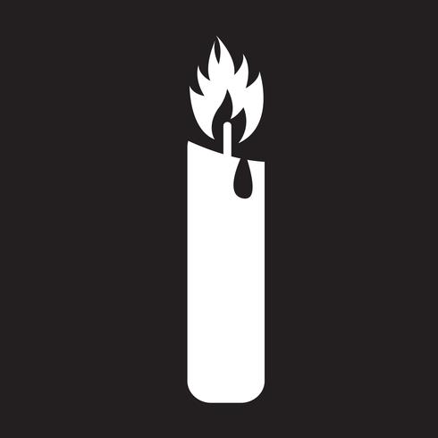 Candle icon  symbol sign vector