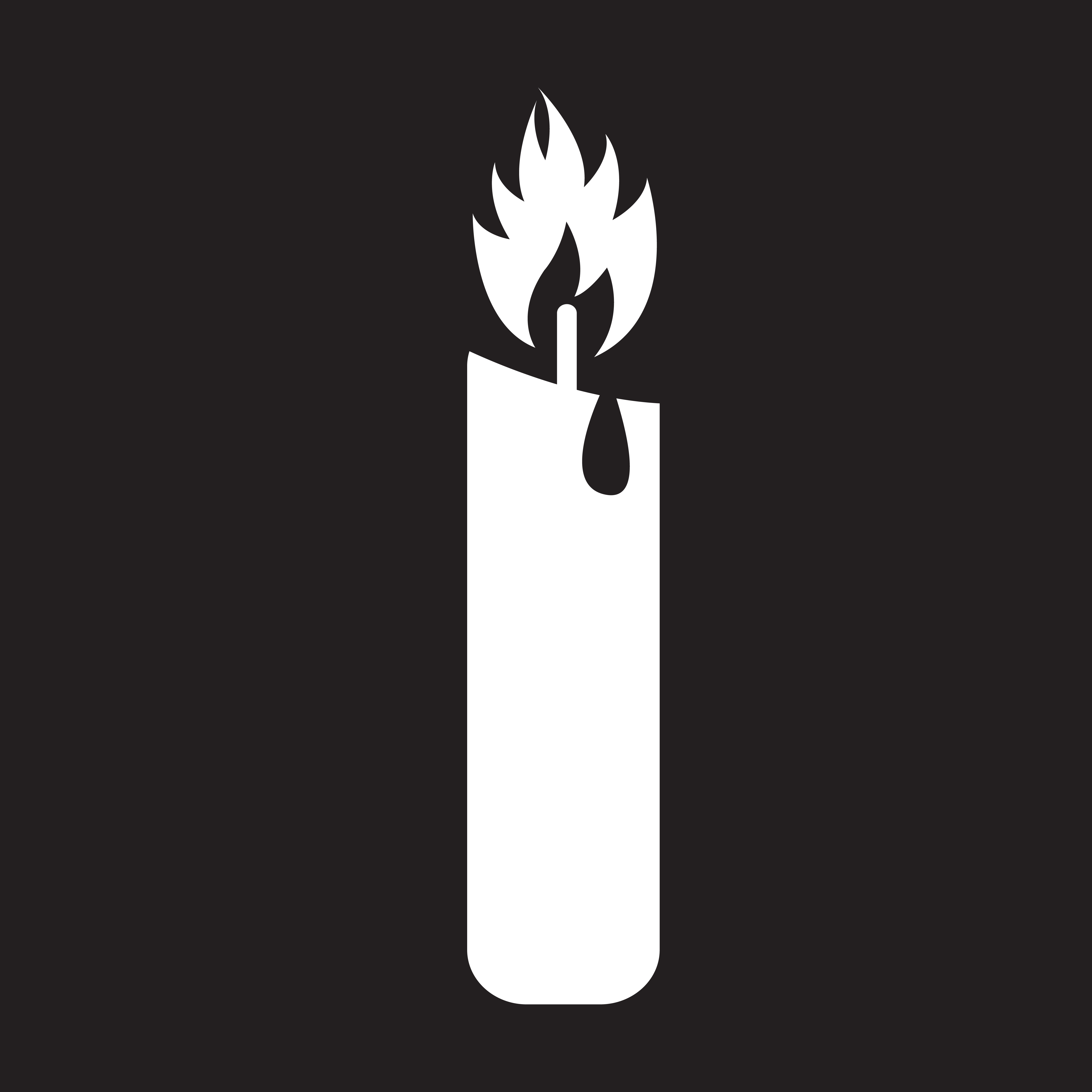 Candle icon symbol sign 627402 Vector Art at Vecteezy