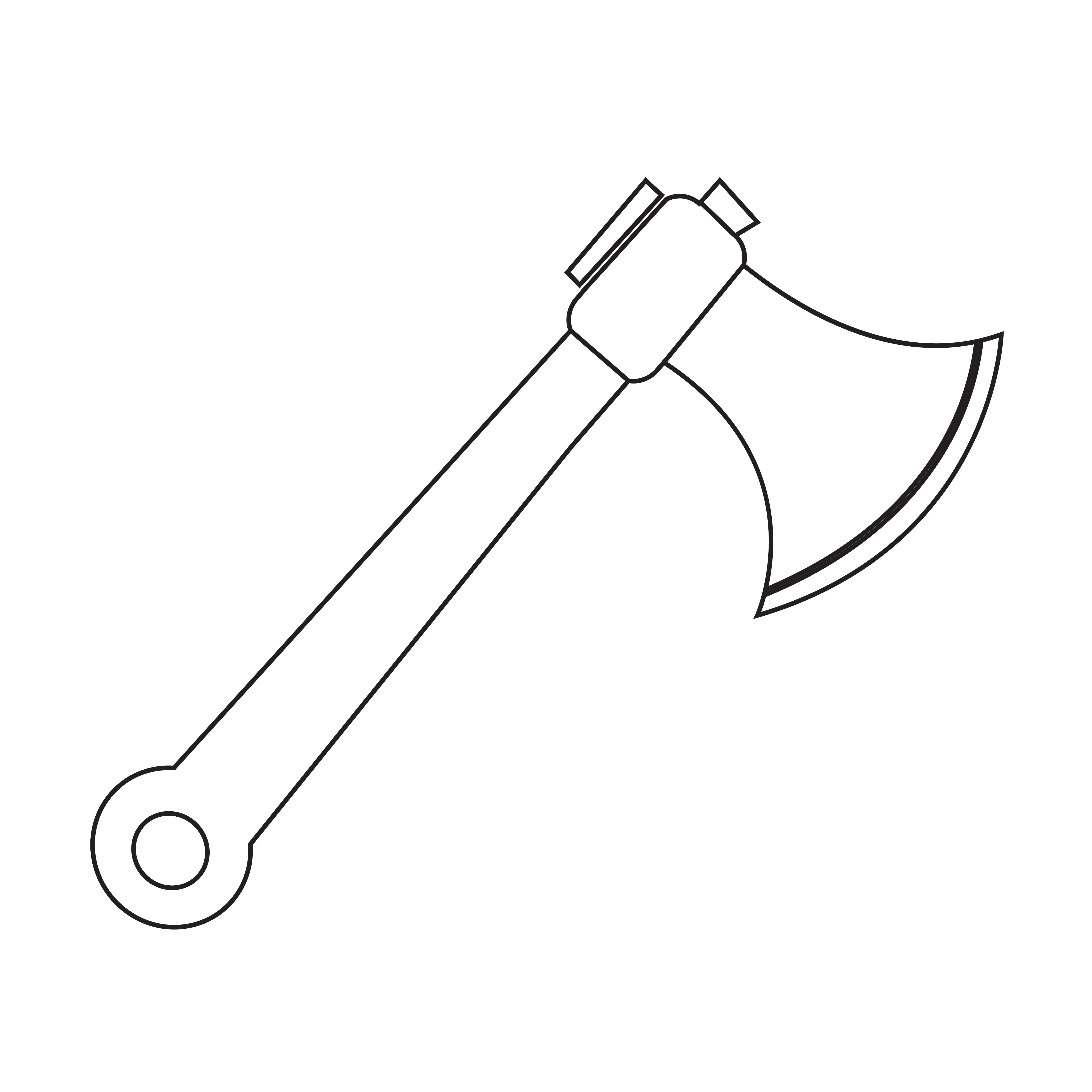 axe icon symbol sign 627505 Vector Art at Vecteezy