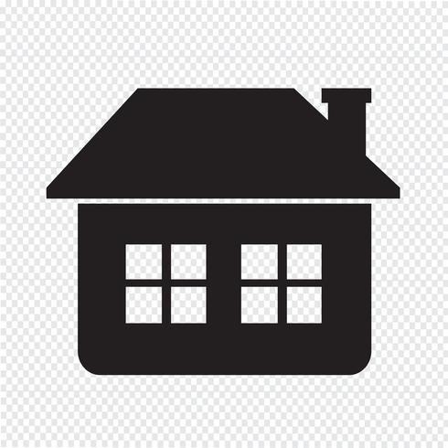 home icon  symbol sign vector