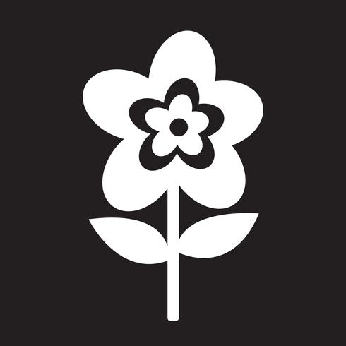 Flower icon symbol sign