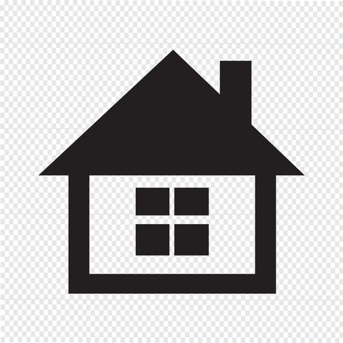 home icon  symbol sign vector