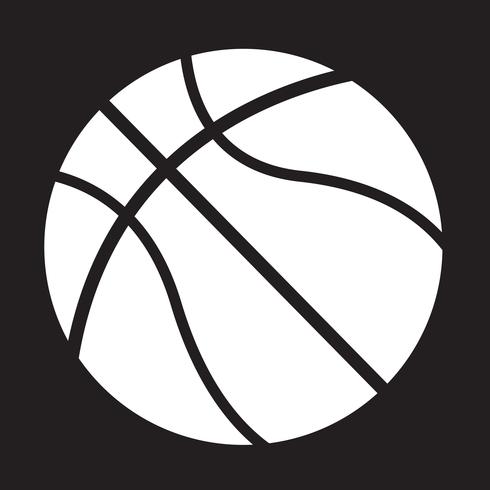 icono de baloncesto símbolo signo vector