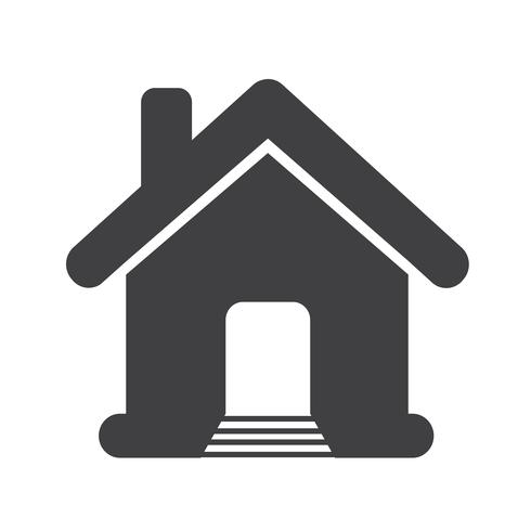 home icon  symbol sign vector