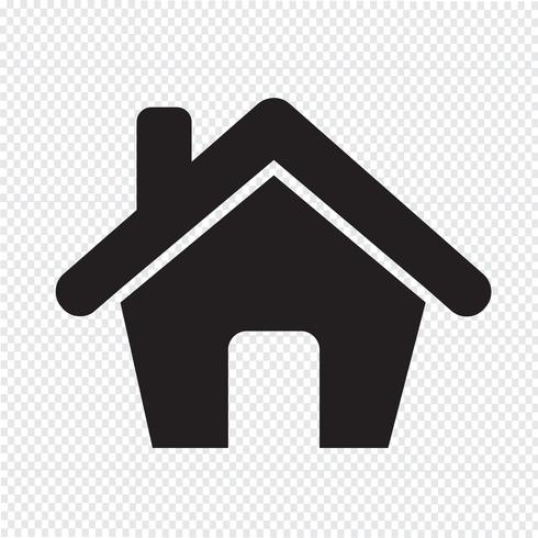 Home icon  symbol sign vector