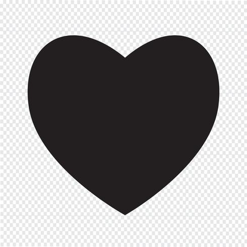 Heart icon  symbol sign vector