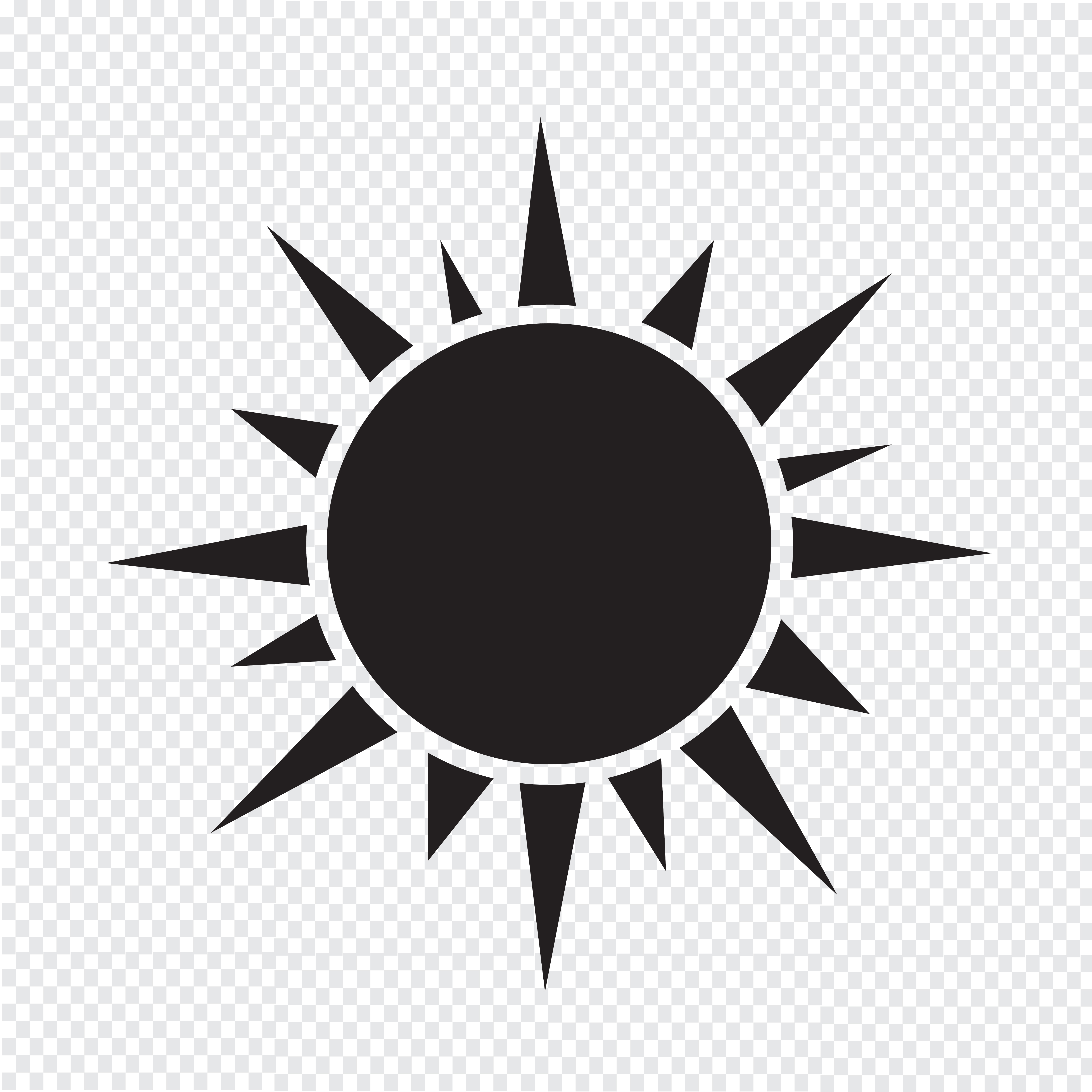 Sun Icon Symbol Sign 627838 Vector Art At Vecteezy