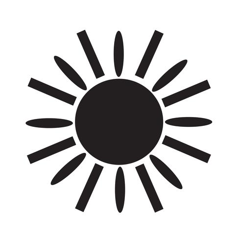 Sun Icon  symbol sign vector