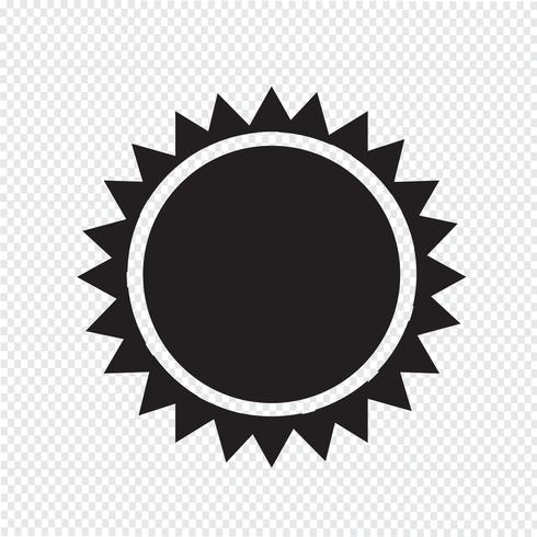 Sun Icon  symbol sign vector