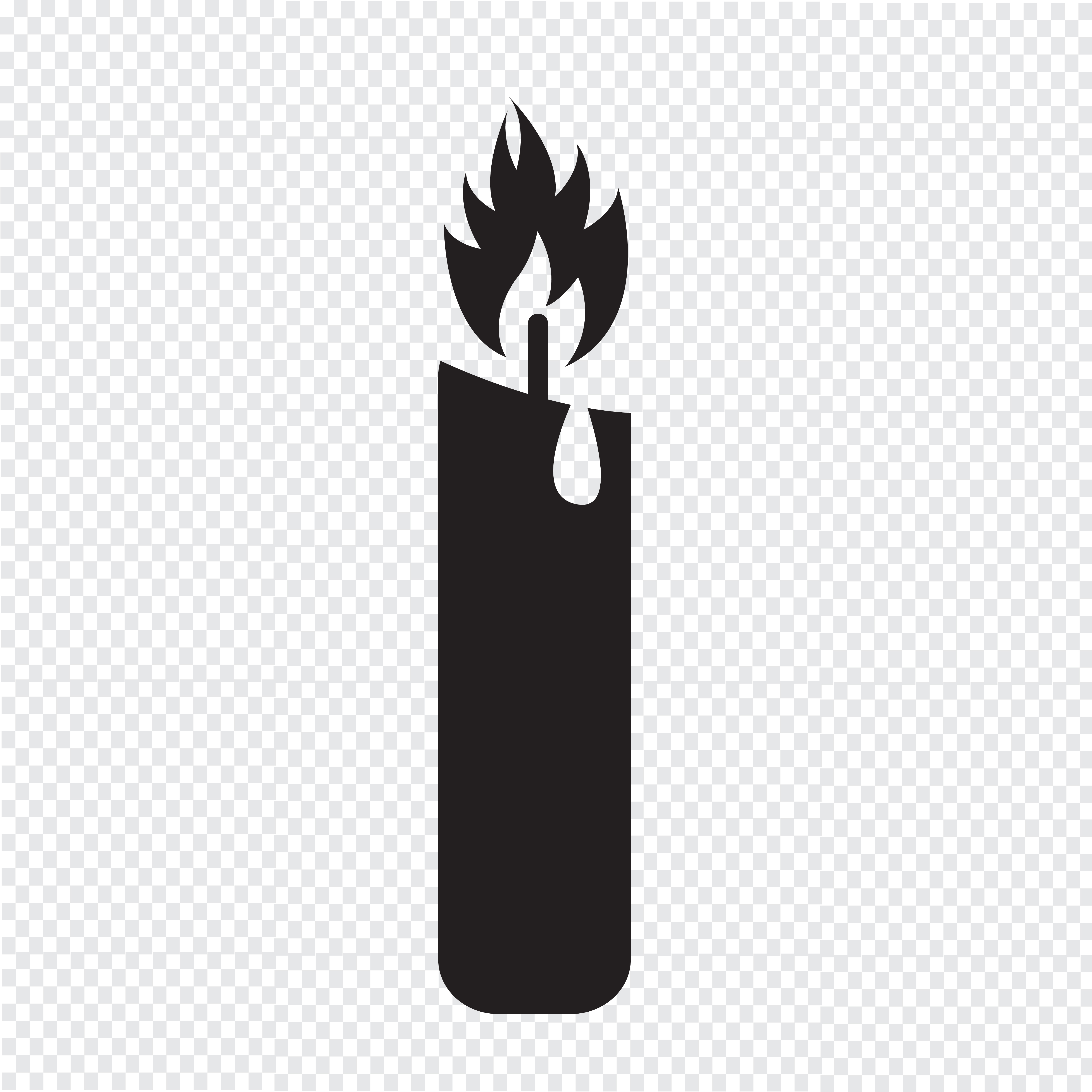 Candle icon symbol sign 627933 Vector Art at Vecteezy