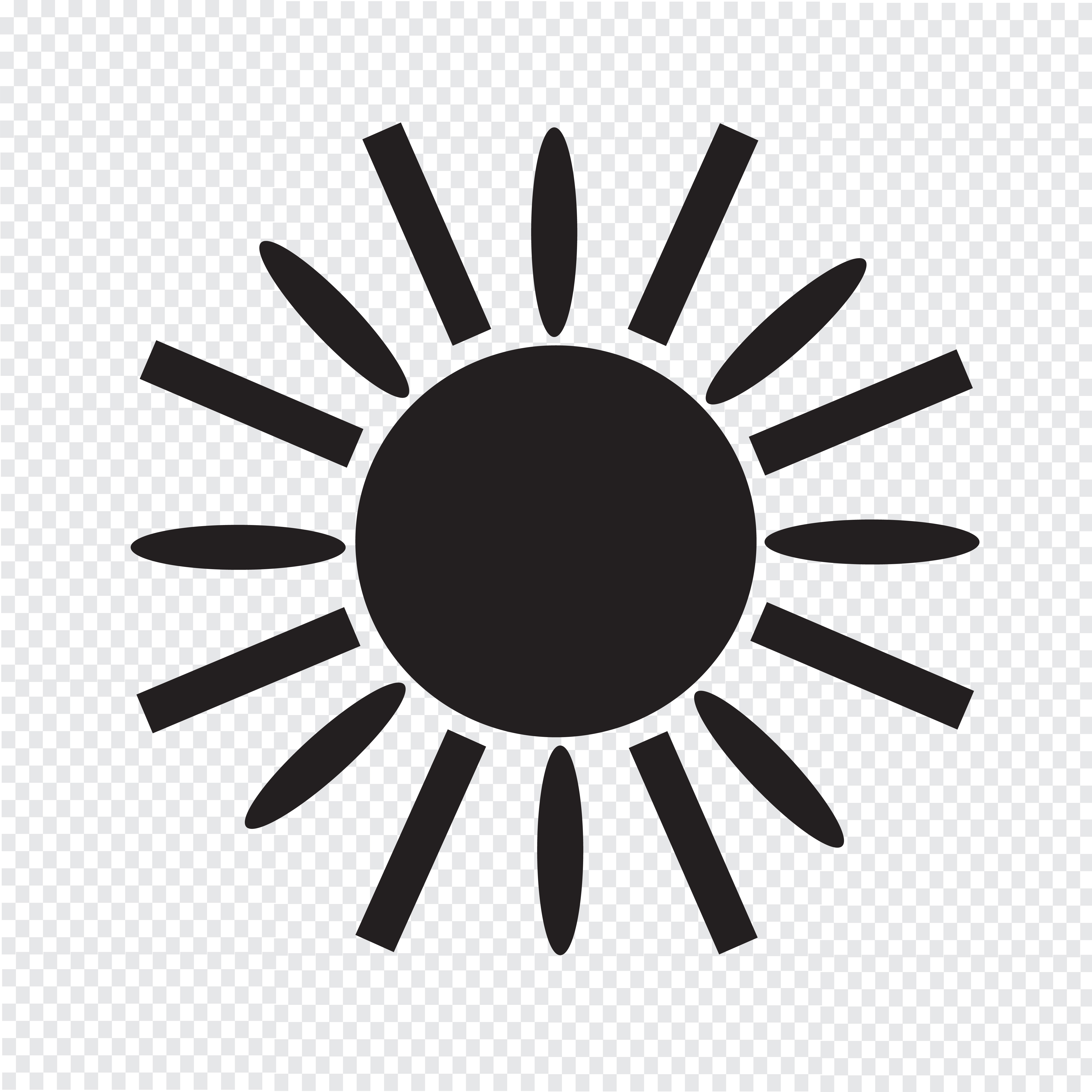 Sun Icon Symbol Sign 627947 Vector Art At Vecteezy