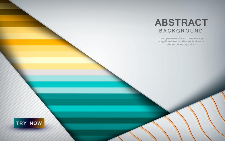 Abstract colored background with overlap layer and texture shape decoration vector