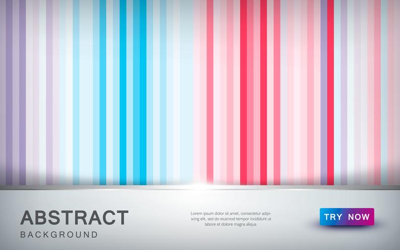 Abstract colored background with overlap layer and golden list decoration. vector