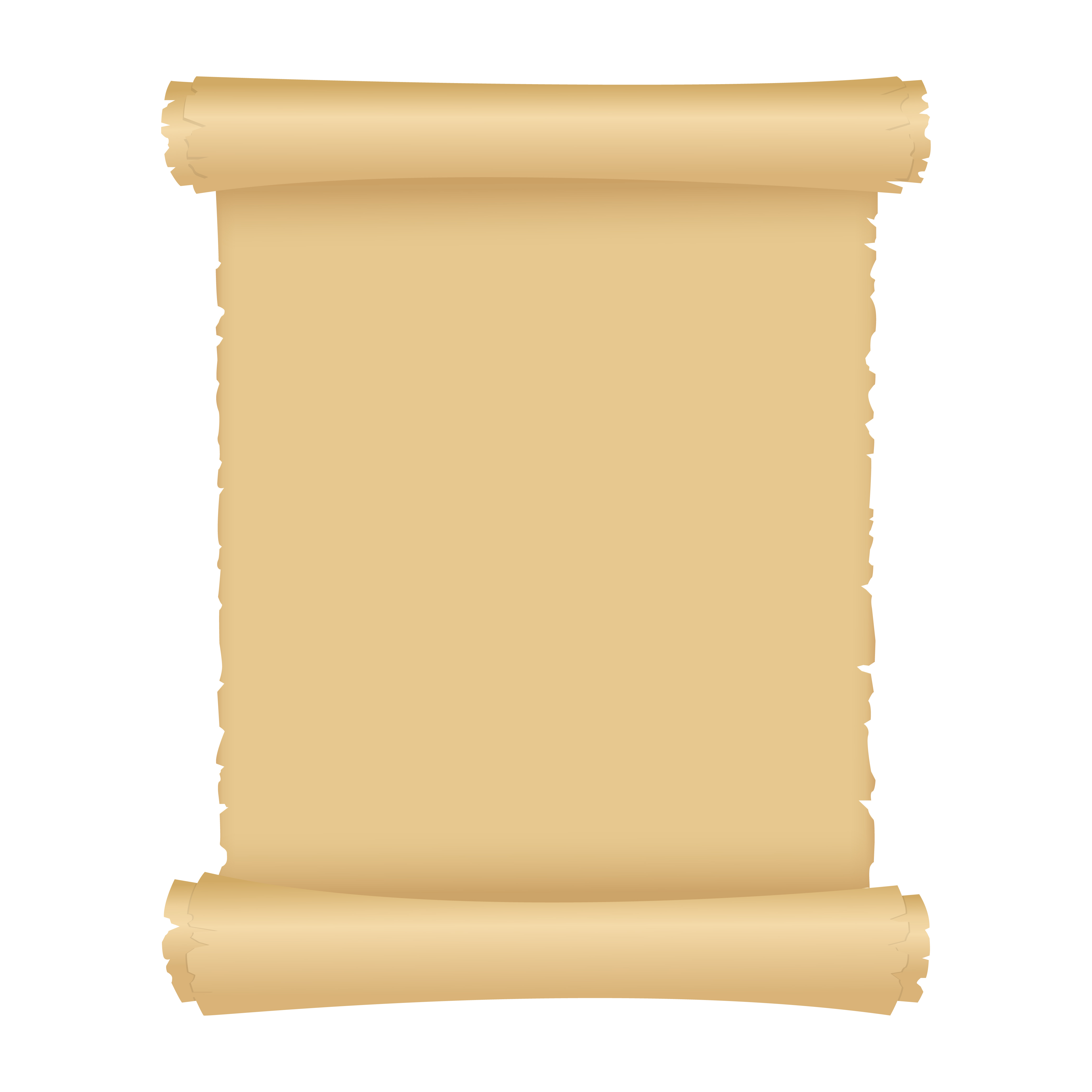 Vintage vector illustration style of parchment or old paper scroll Vintage vector illustration style of parchment or old paper scroll