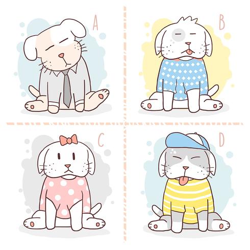 DOG PUPPY CUTE VECTOR
