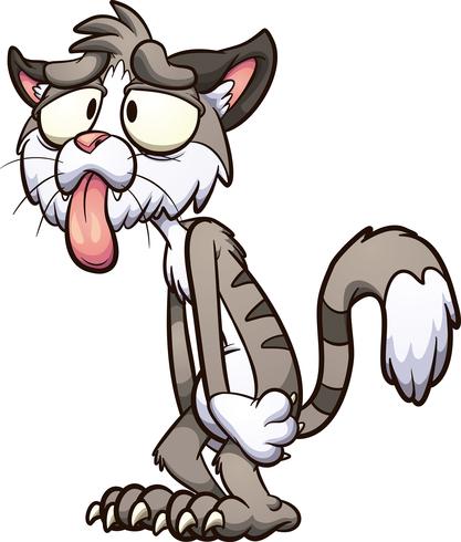 Gato flaco de dibujos animados 628555 Vector en Vecteezy Gato flaco de dibujos animados 628555 Vector en Vecteezy