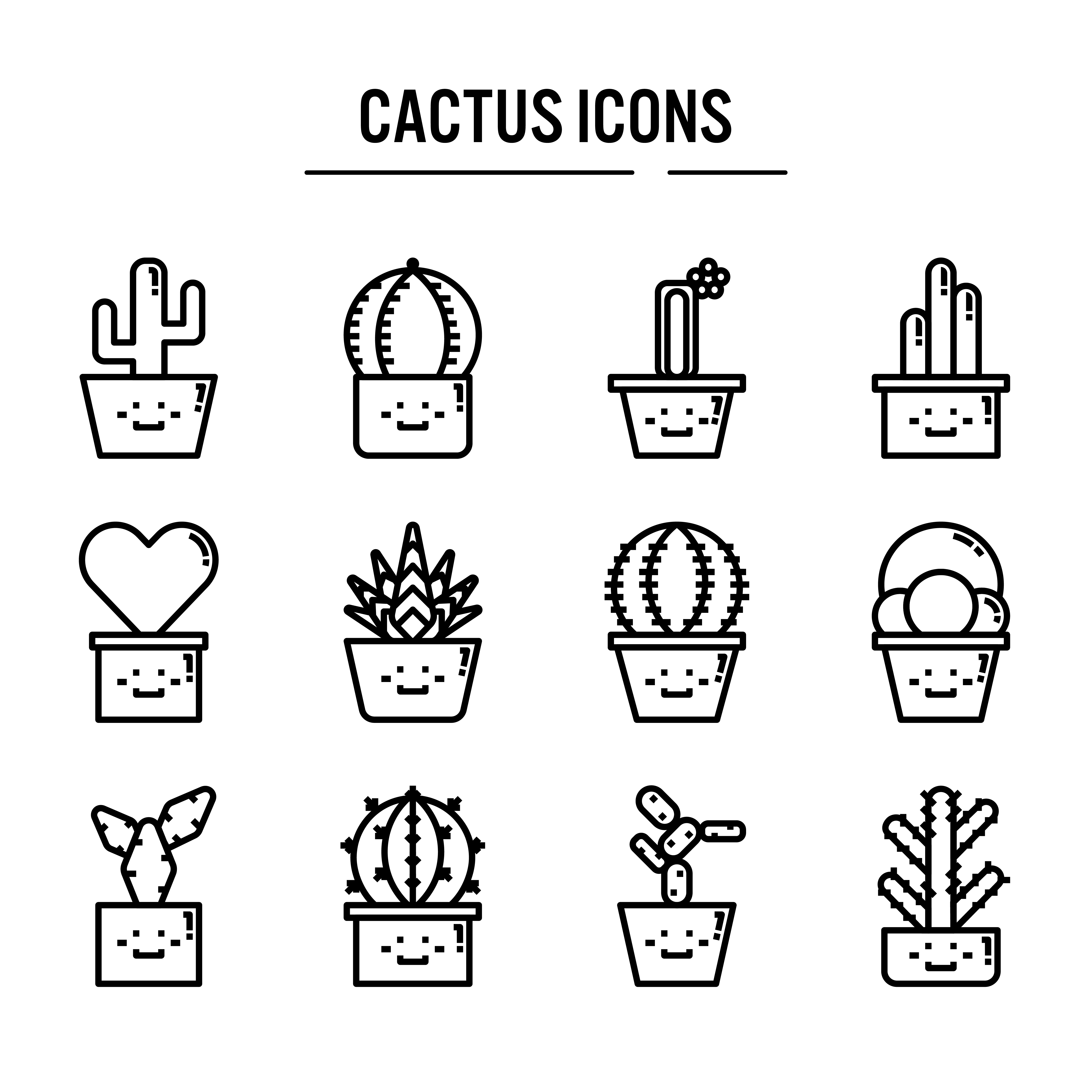 Free Free 138 Cactus Outline Svg Free SVG PNG EPS DXF File