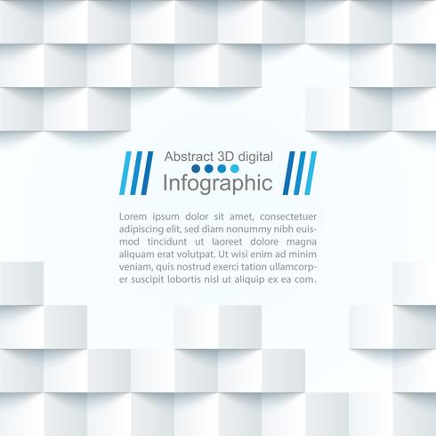 Abstract paper template - origami style vector