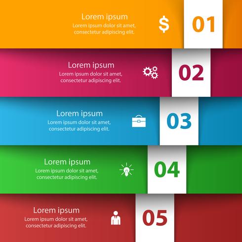 Business Infographics origami style Vector illustration.