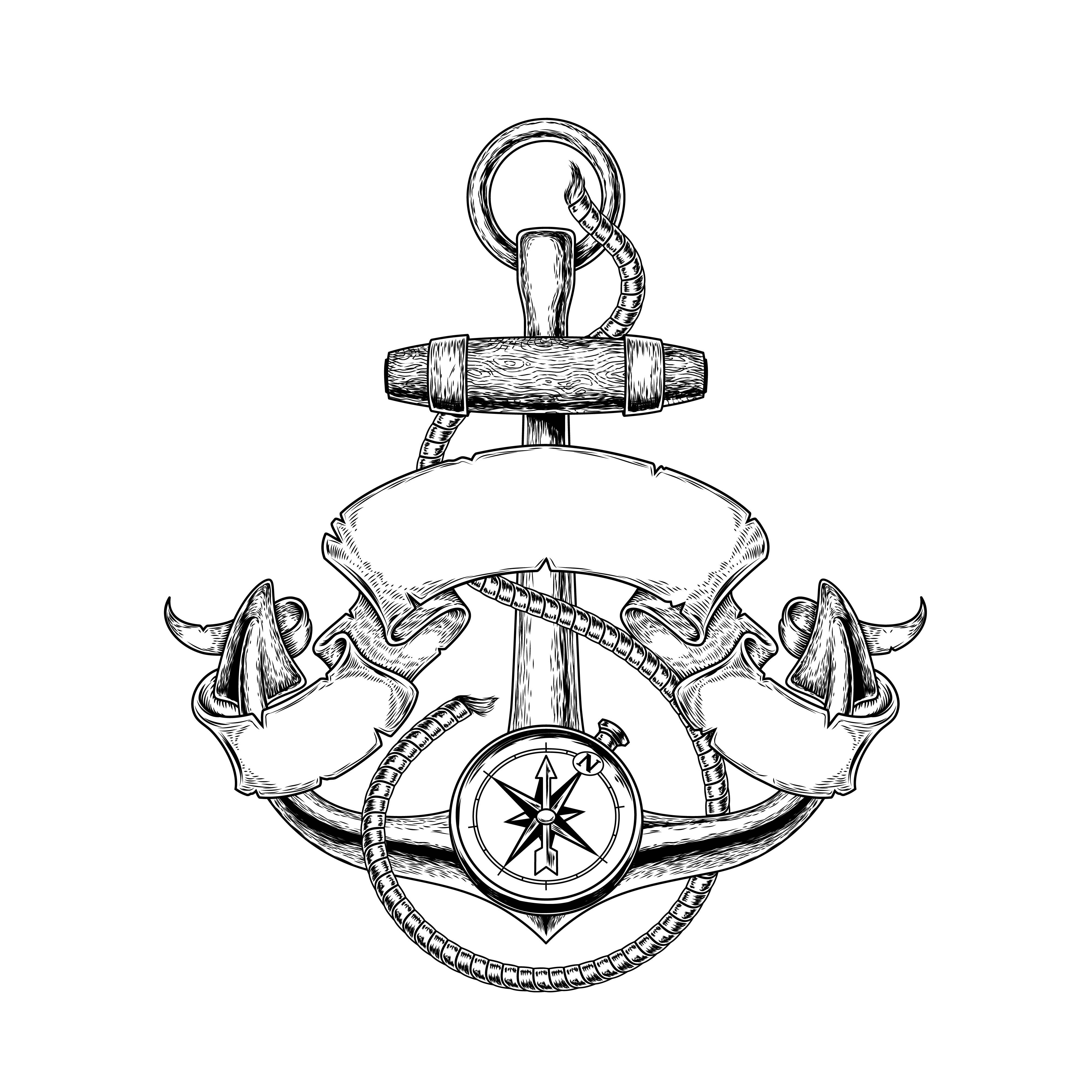 Download Vector illustration nautical anchor - Download Free Vector ...