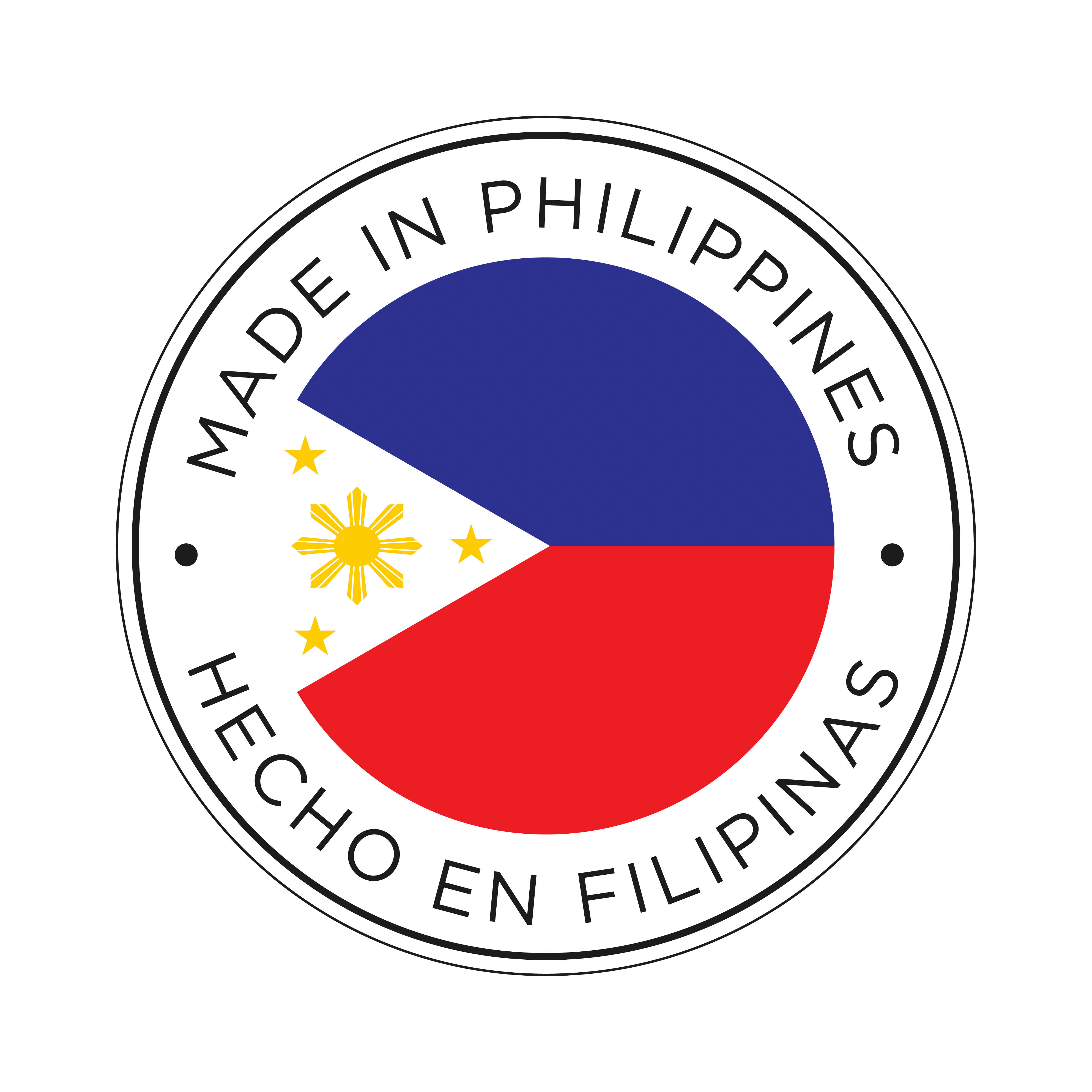 Made In Philippines Flag Icon 62 Vector Art At Vecteezy