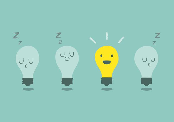 Individual. Idea Concept. vector