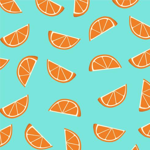 Orange slices pattern.  vector