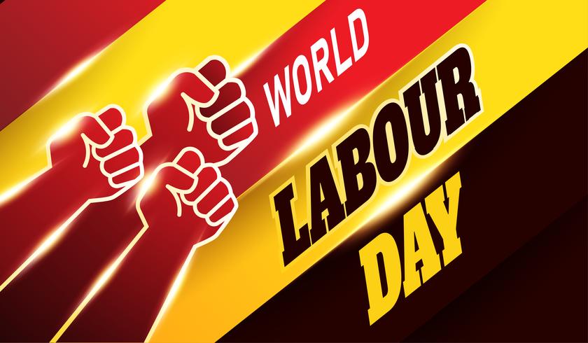 World Labour Day Background vector