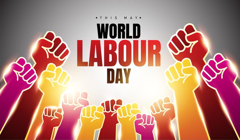 World Labour Day Background vector