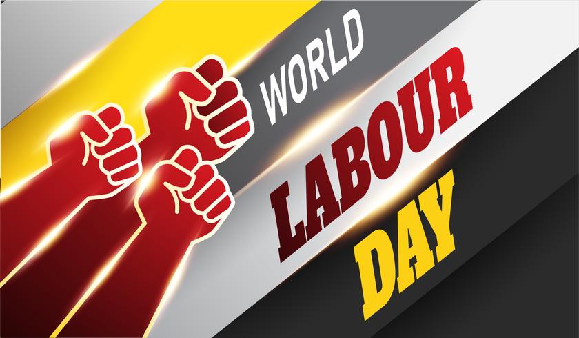 World Labour Day Background vector