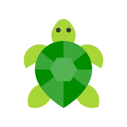 Turtle vector, tropical related flat style icon vector