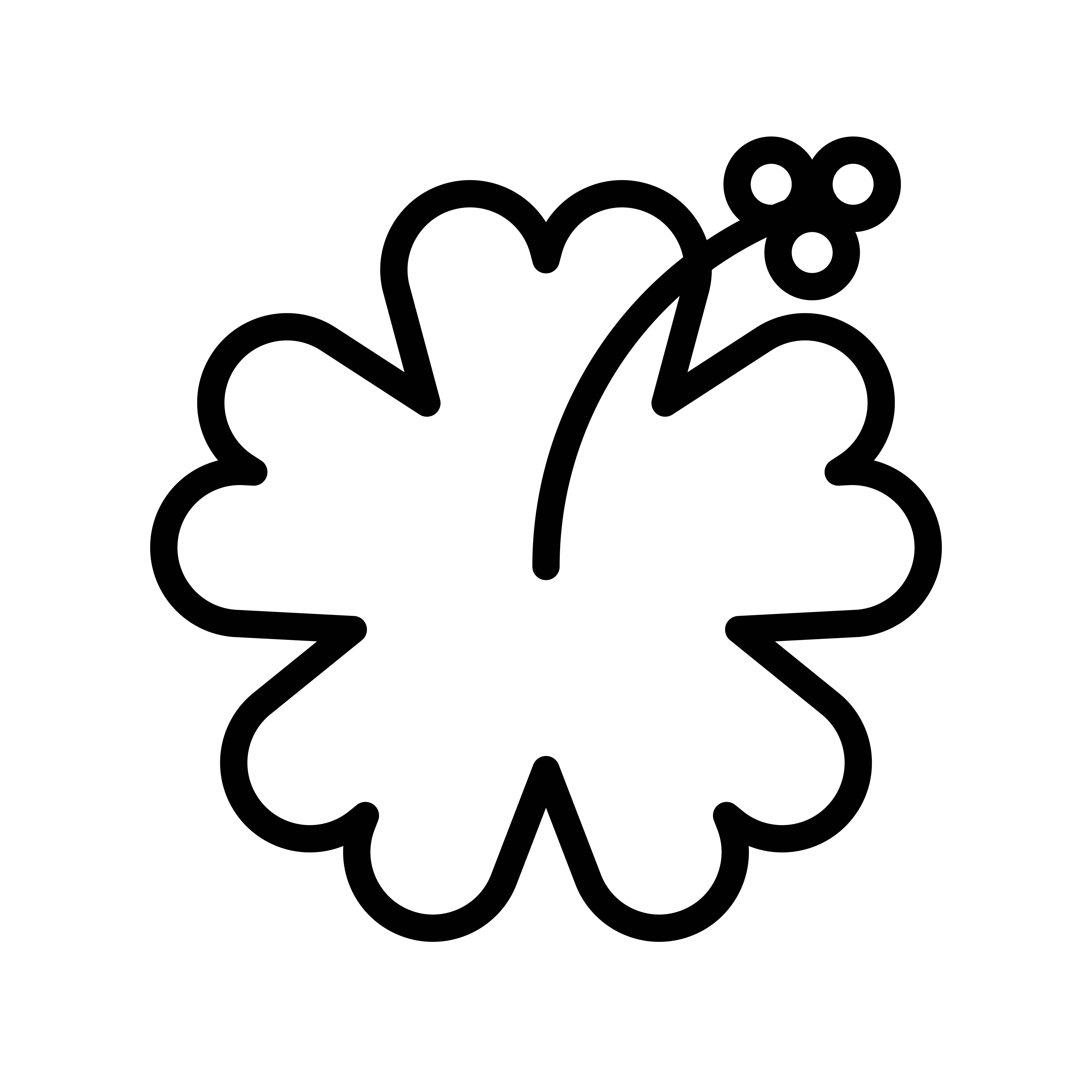 Hibiscus vector, tropical related line style icon 629830 Vector Art at