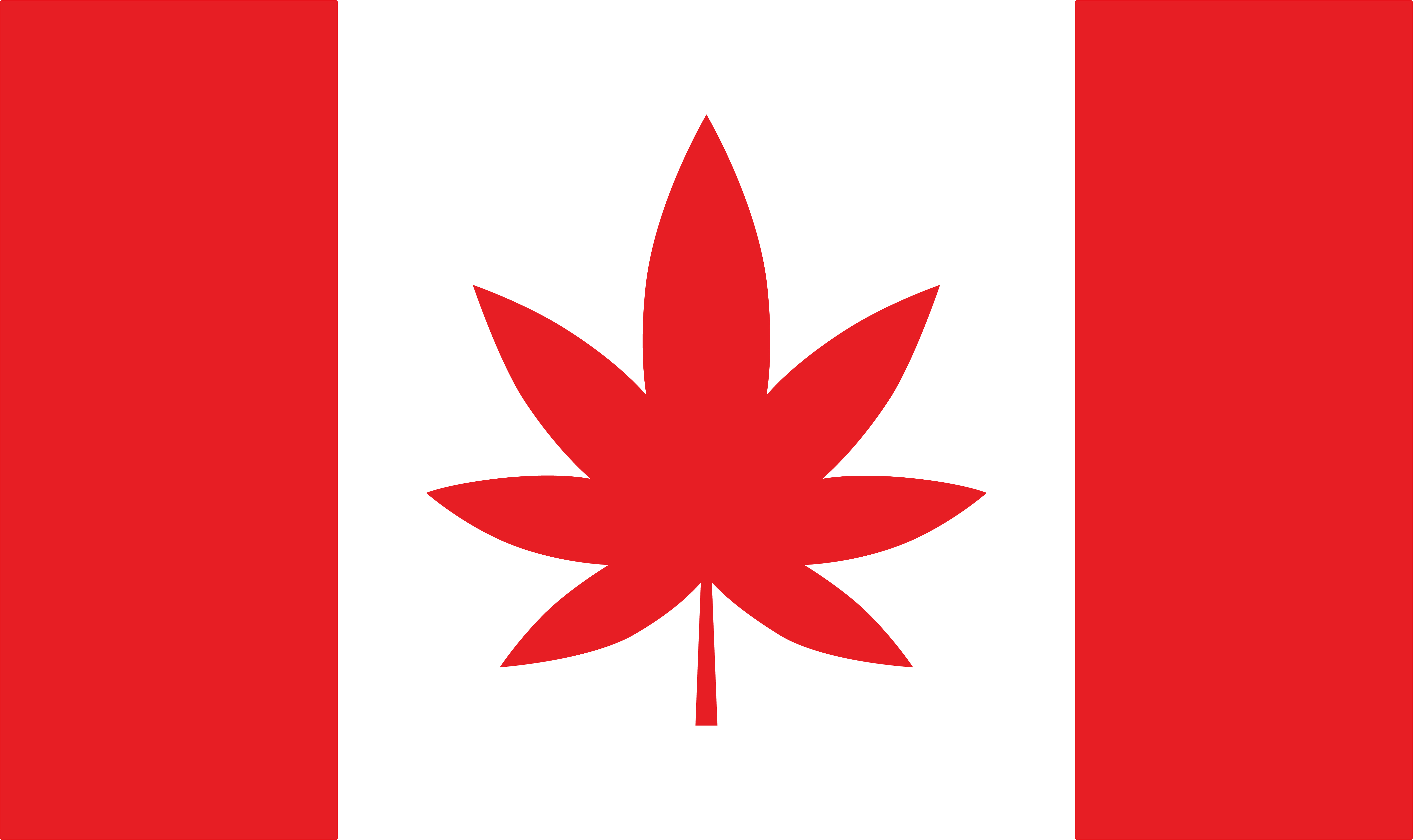 Canada flag with maijuana leaf. 629978 Vector Art at Vecteezy