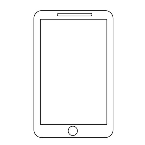 smartphone icon  symbol sign vector