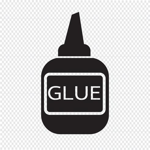 glue icon  symbol sign vector