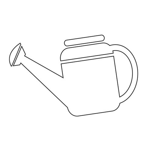 Watering Can icon symbol Illustration vector