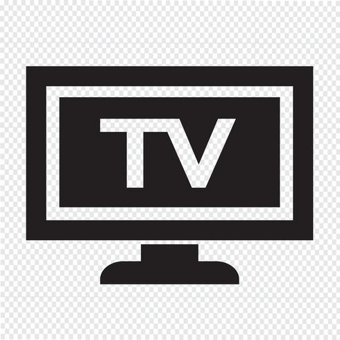 tv icon design Illustration vector