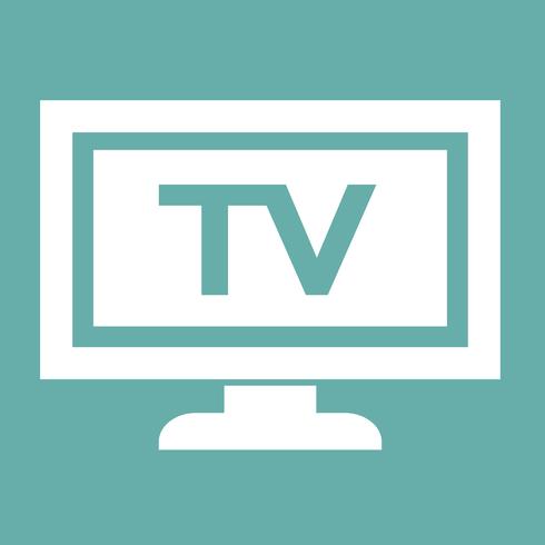 icono de tv diseño ilustración vector