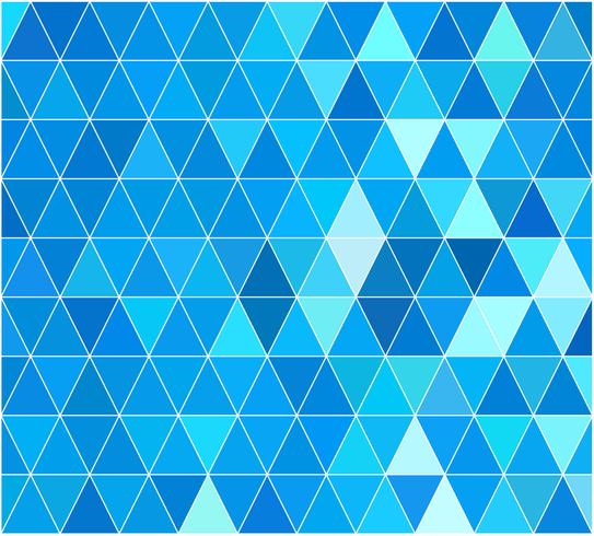 Fondo de mosaico de cuadrícula azul, plantillas de diseño creativo vector