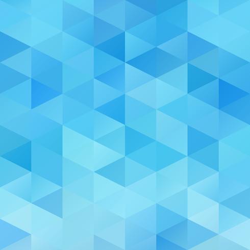 Fondo de mosaico de cuadrícula azul, plantillas de diseño creativo vector