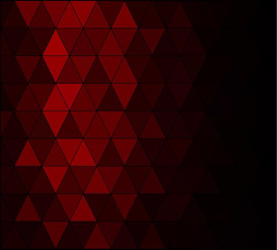 Red Square Grid Mosaic Background, Creative Design Templates vector