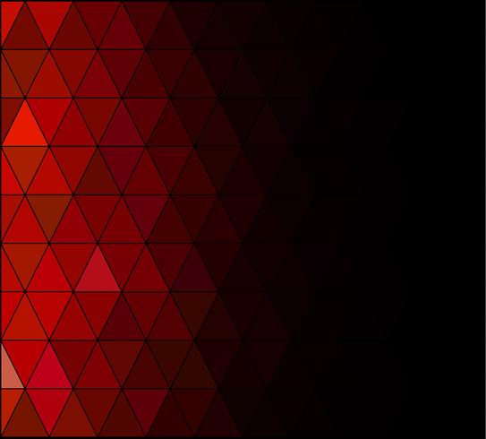 Fondo de mosaico de cuadrícula de color rojo, plantillas de diseño creativo vector