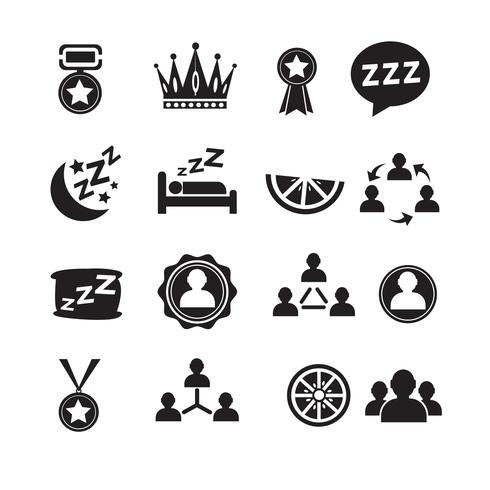 Set of web icons for website and communication vector