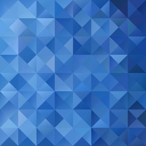 Fondo de mosaico de cuadrícula azul, plantillas de diseño creativo vector