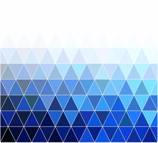 Fondo de mosaico de cuadrícula azul, plantillas de diseño creativo vector