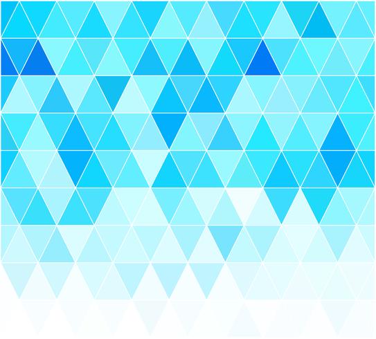 Fondo de mosaico de cuadrícula azul, plantillas de diseño creativo vector