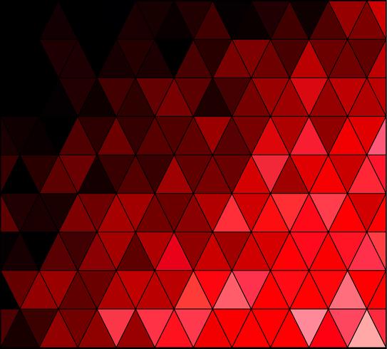 Red Square Grid Mosaic Background, Creative Design Templates vector